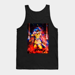 Red Faceless Phantom Tank Top